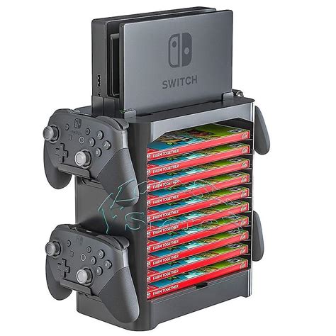 Nintendos Nintend Switch Console Accessories For Case Storage Stand, Game Cd | Fruugo UK