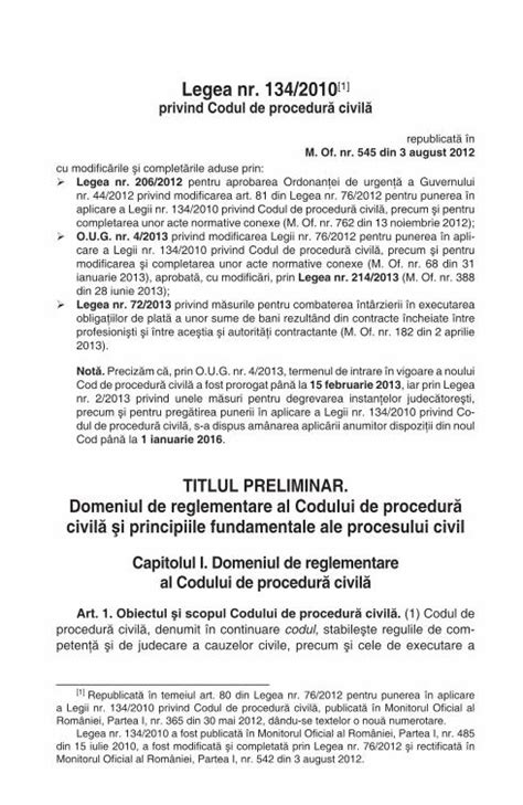 PDF Noul Cod De Procedura Civila Si Codul Anterior Prezentare