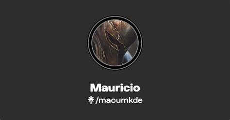 Mauricio Twitter Instagram Facebook Tiktok Twitch Linktree