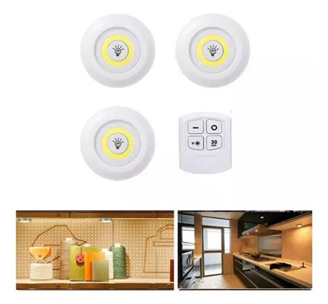 L Mpadas Led Cob Controle Remoto De Luzes Para Cozinha