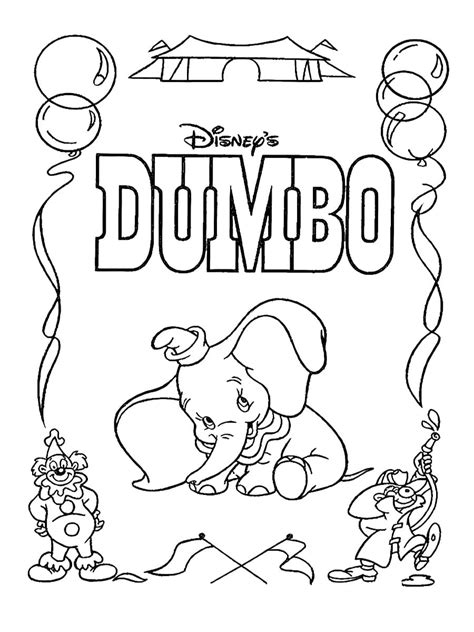 Coloriage Dumbo 20 Dessins à Imprimer