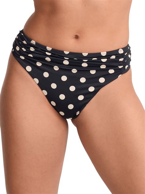 Panache NAVY VANILLA Anya Riva Spot Gathered Bikini Swim Bottom US 2X