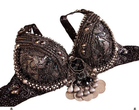 PROFESSIONAL Bellydance Bra 34C Cup Gold Kuchi Fusion Etsy Bra