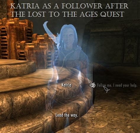 Katria Follower from Lost to the Ages at Skyrim Nexus - Mods and Community