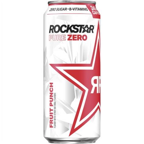 Rockstar Pure Zero Punched Energy Drink Fl Oz Smiths Food And Drug