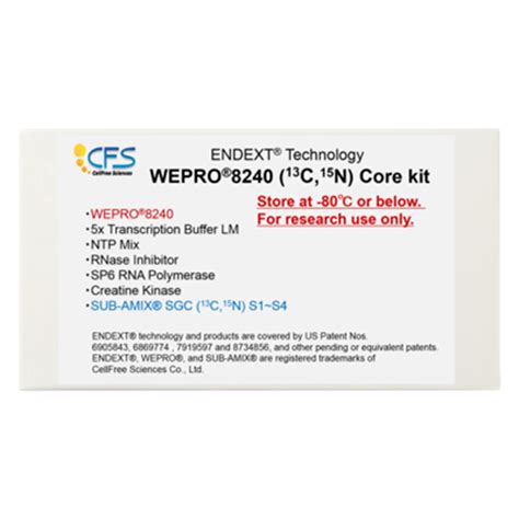 Wepro8240 13c 15n Core Kit