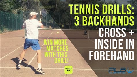 Tennis Drills 3 Backhands Cross Inside In Attacking Forehand I Jm Tennis Online Tennis