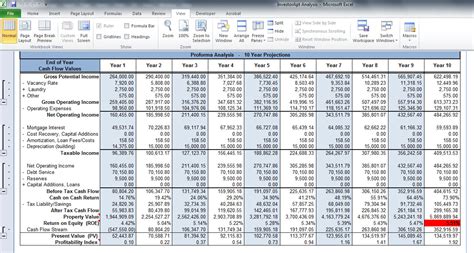 Rental Home Spreadsheet with regard to Rental Property Investment ...