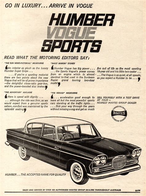 1964 Humber Vogue Sports Sedan Rootes Group Aussie Origina Flickr