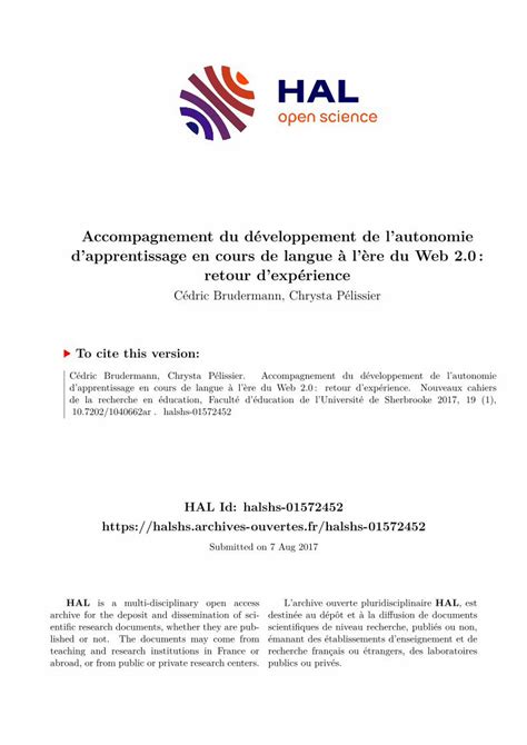 Pdf Accompagnement Du D Veloppement De L Autonomie D Dokumen Tips