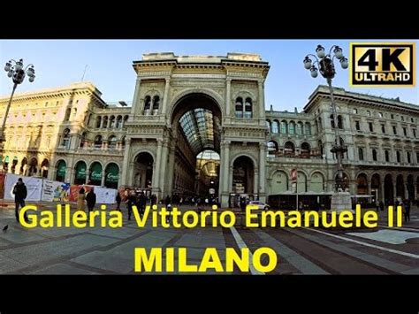 Galleria Vittorio Emanuele Ii Salotto Di Milano K Ultra Hd Youtube