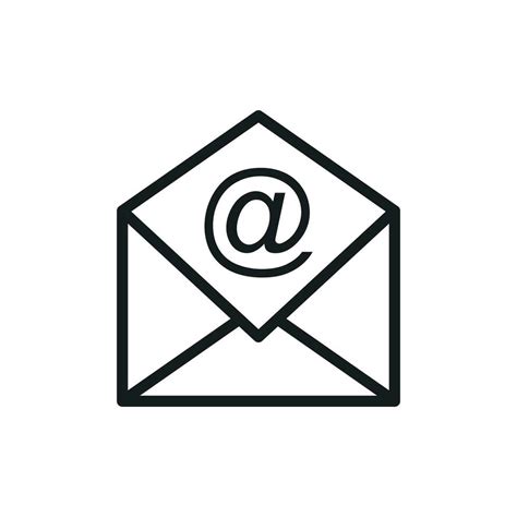 Mail envelope vector icon. Email flat vector illustration. E-mail ...