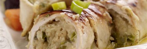 Stuffed Chicken Roulade With Honey Glazed Vegetables Supervalu