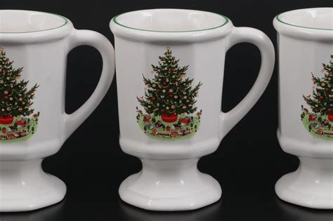 Pfaltzgraff "Christmas Heritage" Mugs and Glass Jars with Lenox Tea ...