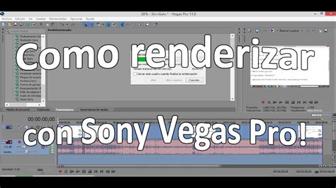 Como Renderizar Um Video No Sony Vegas Pro Lanadir