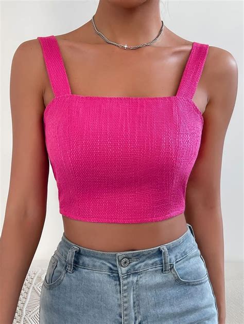 Top Cami Cortado Zíper nas costas Ropa Moda deportiva Ropa casual