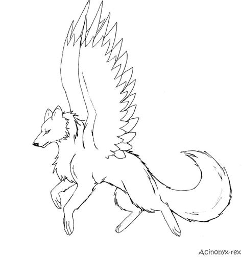 Winged Wolf by Acinonyx-rex on DeviantArt