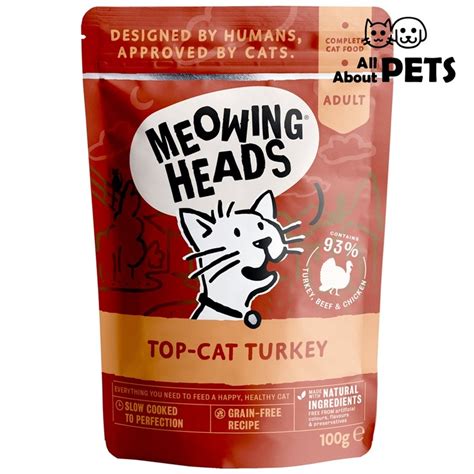 Meowing Heads Turkey Complete Adult Cat Wet Food 100g 士多 Ztore