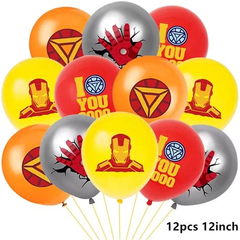 Pack Globos L Tex Ironman Tu Fiesta A Un Click