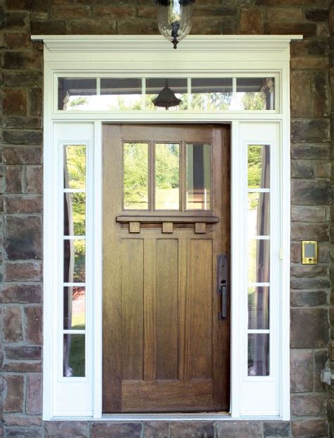 Check Out The Arts And Crafts Exterior Door By DSA Durable Single