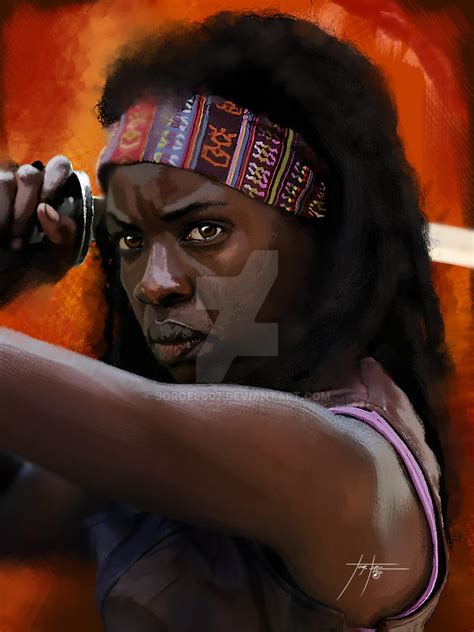 Michonne Danai Gurira By Jorgel007 On Deviantart