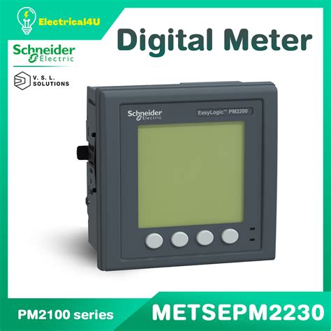 Schneider Electric Metsepm2230 Digital Power Meters Pm2230 Class 0 5s Lcd Thd31th Rs 485