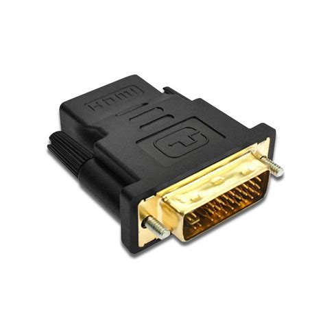 Dvi Han Til Hdmi Hun Adapter Dvi 245 Til Hdmi Stik Grandado