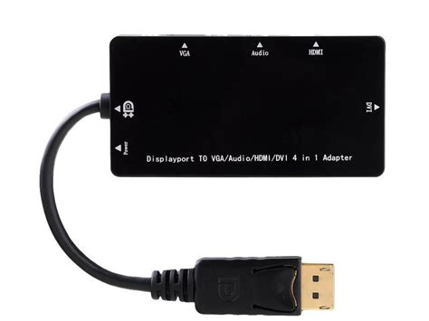 Displayport Dp Male Dp To Dvivgahdmiaudio Cable Adapter 1080p Male