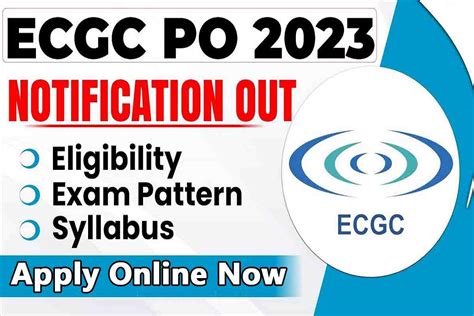 Ecgc Po Recruitment 2023 बम्पर भर्ती का नोटीफिकेसन जारी करें आवेदन