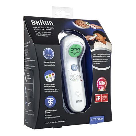 Braun No Touch Touch Digital Thermometer NTF3000 BeautyBuys Ireland