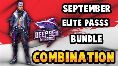 September Elite Pass Bundle Combination Deep Sea Warriors Bundle