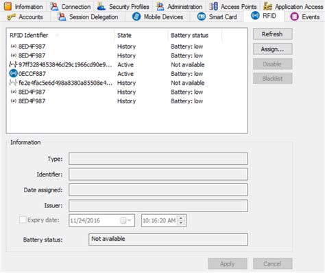 How To Configure An Rfid Badge Using Authentication Manager Evidian