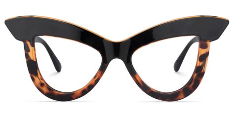 Isidora Cat Eye Tortoise Eyeglasses Vooglam