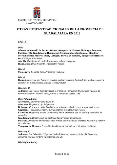 PDF OTRAS FIESTAS TRADICIONALES DE LA PROVINCIA DE PDF