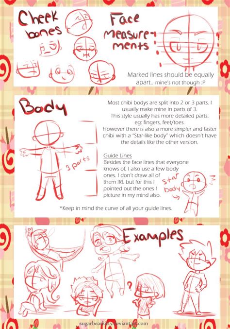 Might Be Helpful With Facial Proportions Chibi Tutorial By