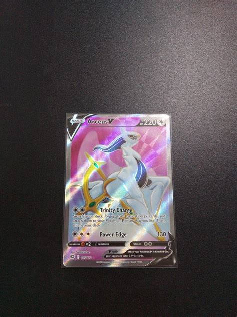 Pokemon Tcg Arceus V Full Art Ultra Rare Ss Brilliant Star Hobbies