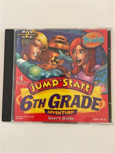 Jump Start Adventures 6th Grade Mission Earthquest Pc Cd Rom Ages 10 12