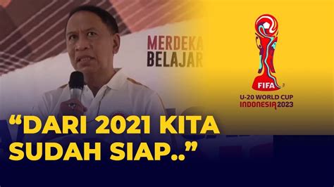 Menpora Soal Kesiapan Indonesia Jadi Tuan Rumah Piala Dunia U Dari