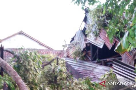 Bpbd Bangka Catat Rumah Warga Rusak Akibat Puting Beliung Antara News