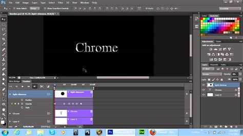 Adobe Photoshop CS6 Timeline Animation Project Shimmering Light YouTube