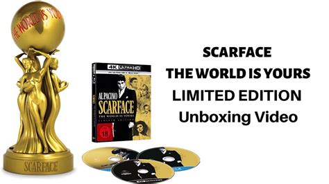 Scarface The World Is Yours Limited Edition 4K Blu Ray Unboxing Review