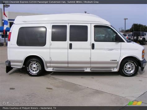 2000 Chevrolet Express G1500 Passenger Conversion Van In Summit White