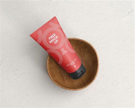 Free Cosmetic Cream Tube Mockup Psd Free Psd Templates