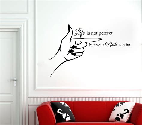 Nail Salon Wall Decal Manicure Pedicure Window Sticker Beauty Salon Spa Wall Decor 5147 Etsy