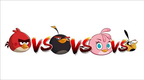 Angry Birds Go Red Vs Bomb Vs Stella Vs Bubbles Youtube