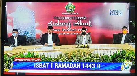 Sidang Isbat Penetapan Awal Ramadan 1445 H Dilangsungkan Pada 10 Maret