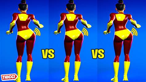 Fortnite Joltara Superhero Skin Party Hips 1 Hour Version Thicc 🍑😘 Brick Red And Yellow 😍super