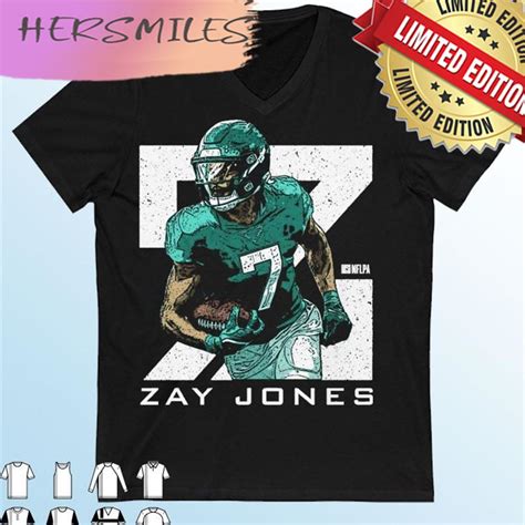 Zay Jones Jacksonville Jaguars Player Number T Shirt Hersmiles