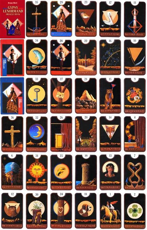 Decks De Baralho Cigano - Decks Petit Lenormand Baralhos Cigano