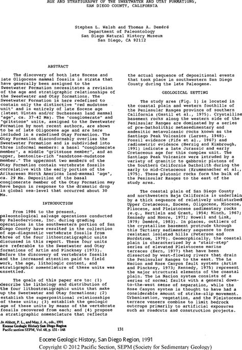 AAPG Datapages Archives Age And Stratigraphy Of The Sweetwater And